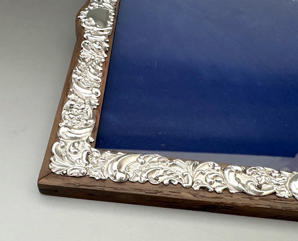 A useful large Chester silver photo frame View VI