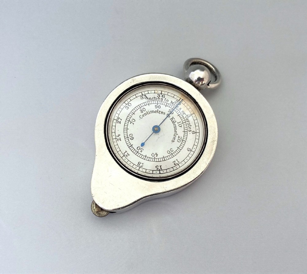 A Rare George V Silver map measurer 