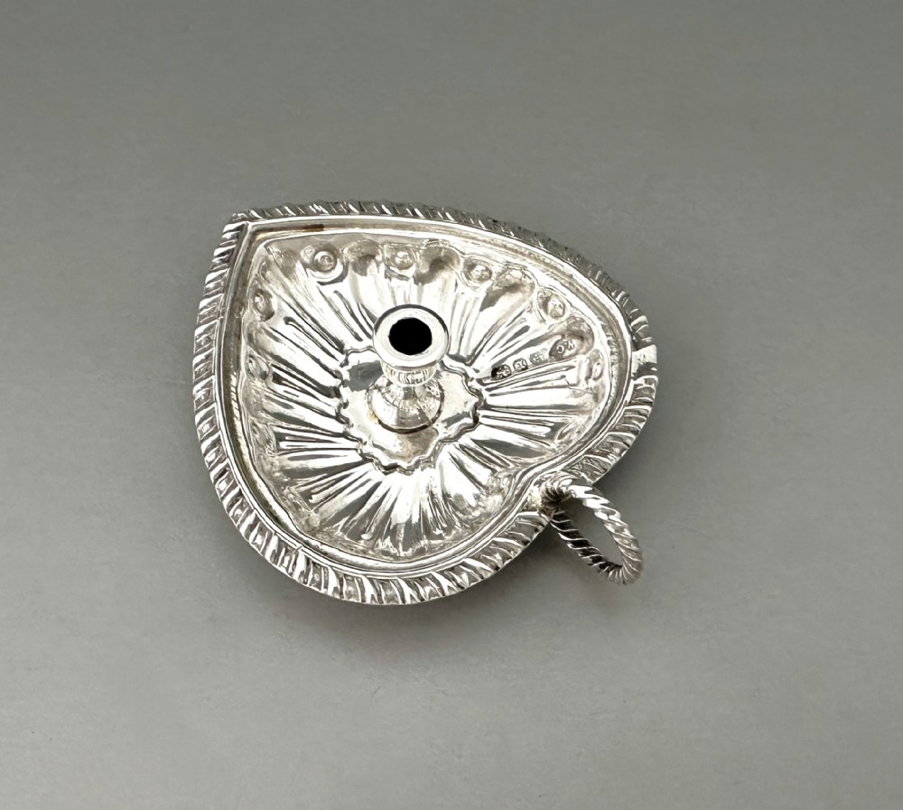 A William Comyns Victorian silver miniature go-to-bed.