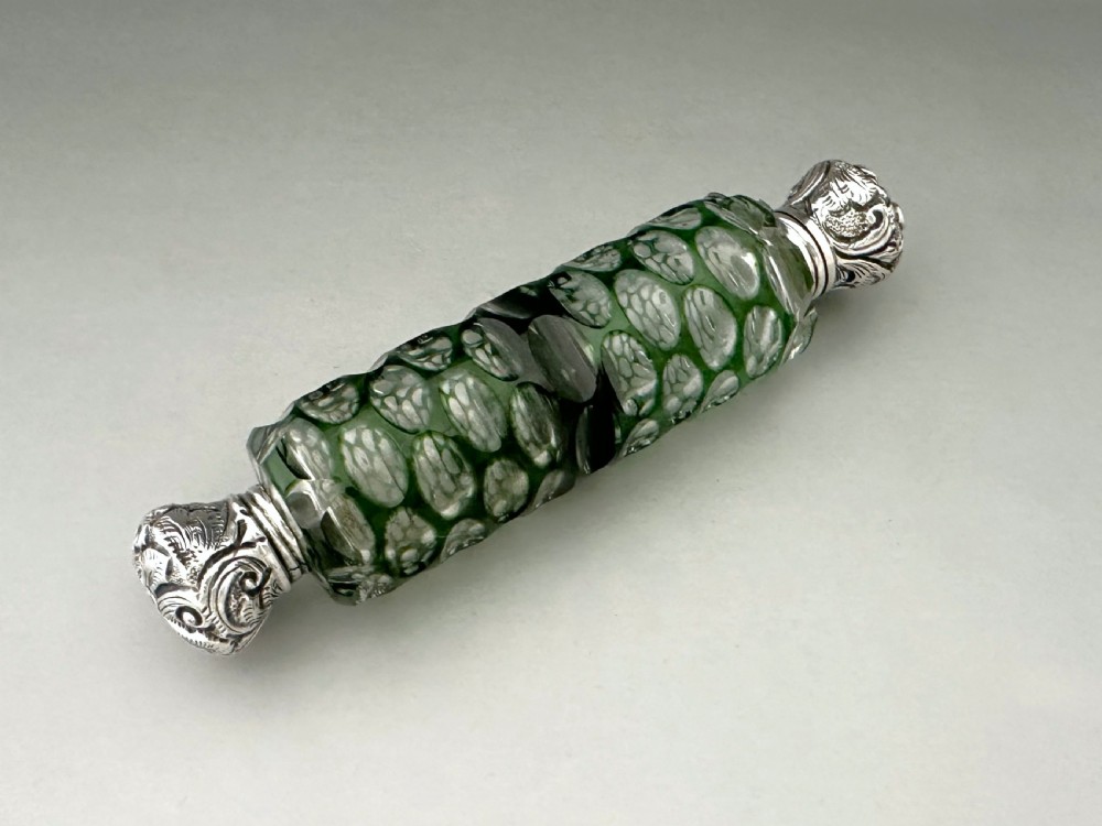 A Lovely Victorian Silver Double Ended Scent Bottle View III