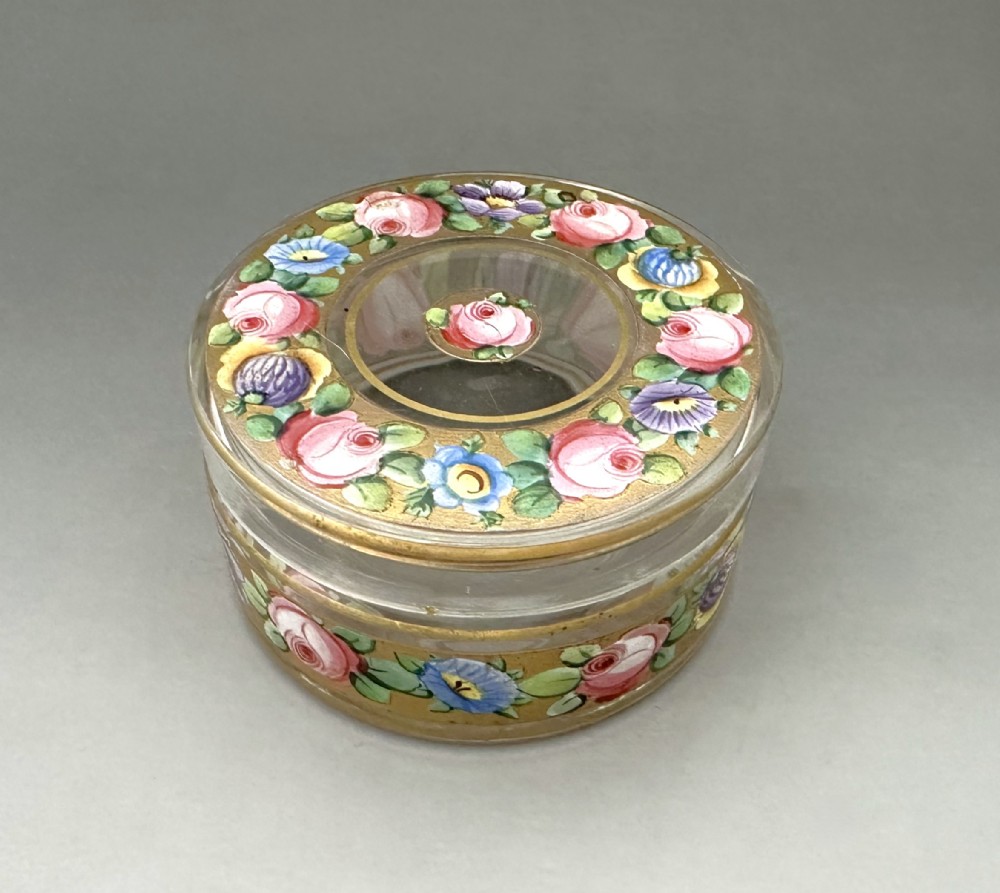 A wonderful 19th century gilded and enamelled trinket box