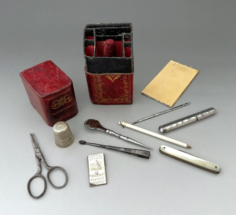 A delightful early Victorian sewing companion View VII