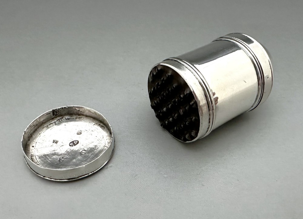 A rare 18th Century silver nutmeg grater View X