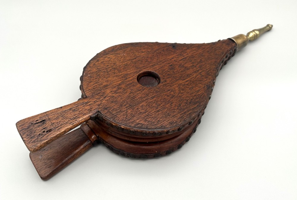 An excellent pair of Mahogany fireside bellows View V