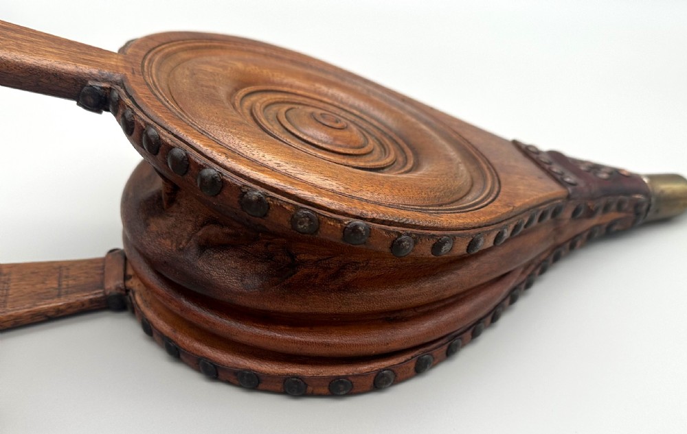An excellent pair of Mahogany fireside bellows View IX