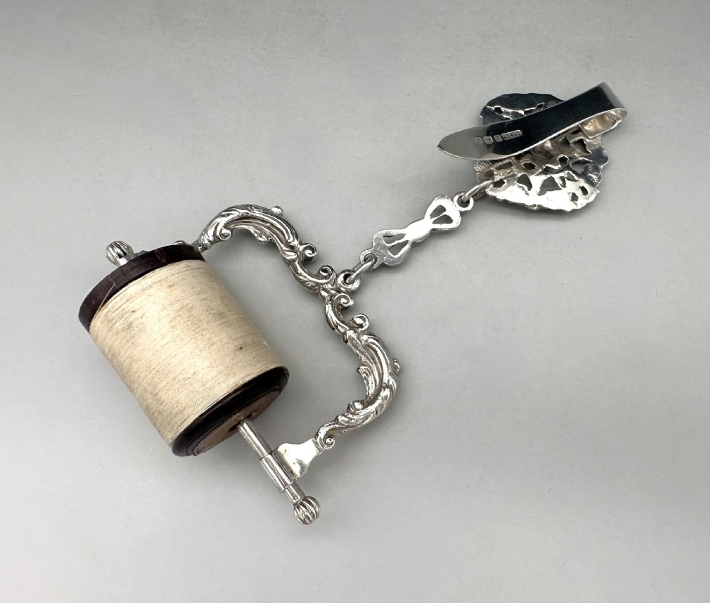 A fabulous cast silver Edwardian spool knave View IV