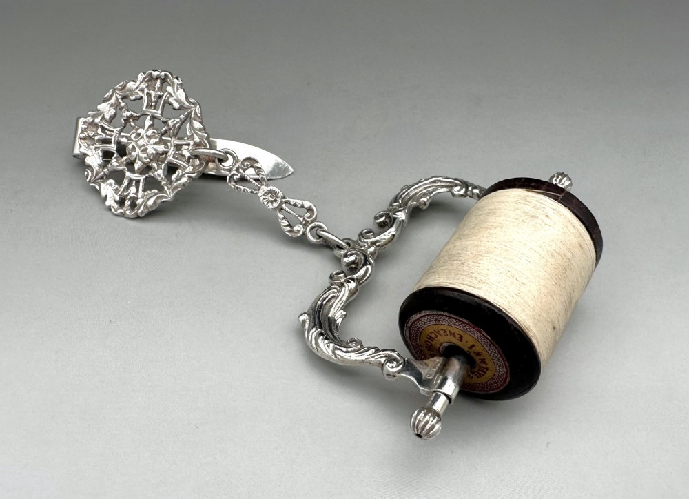 A fabulous cast silver Edwardian spool knave View V