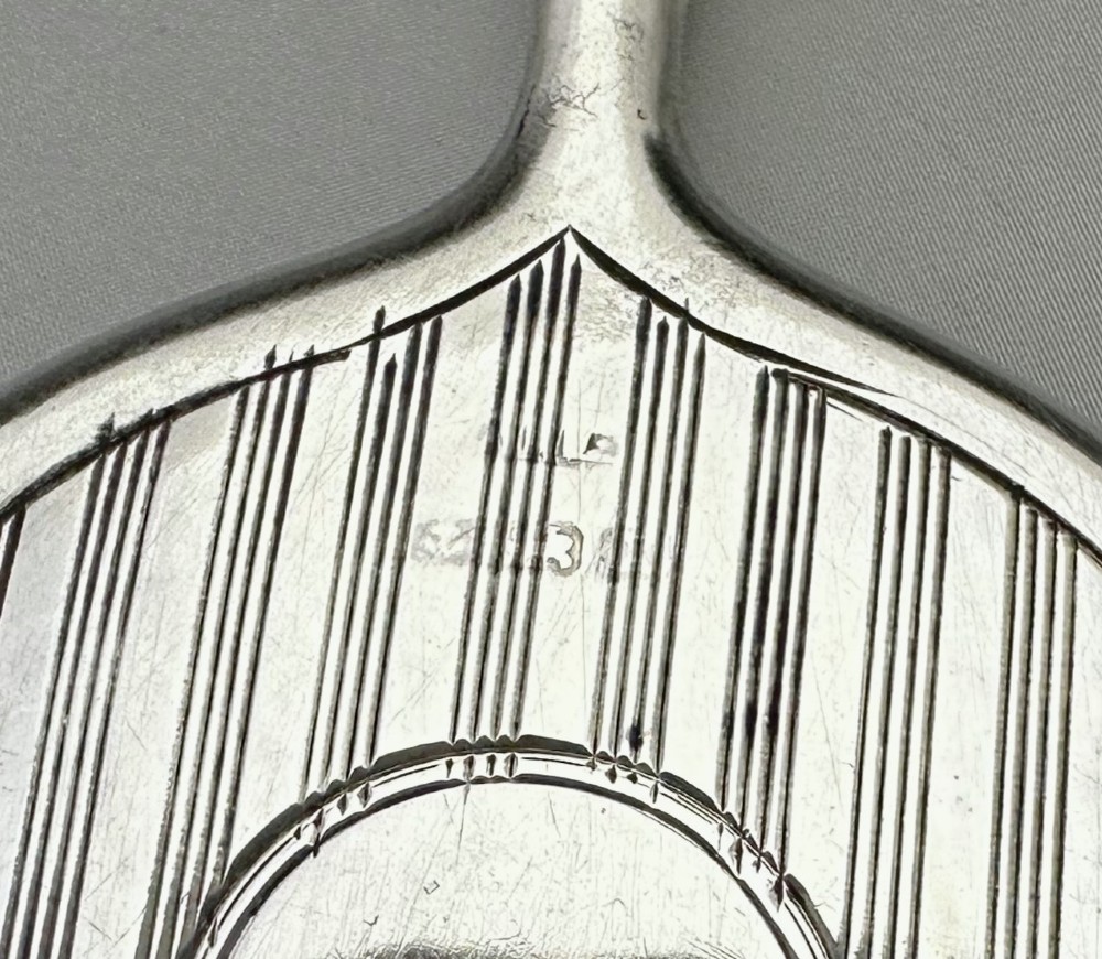 A Stylish Silver Chatelaine Or Handbag Mirror View VI