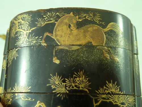 JAPANESE LACQUER INRO MEIJI PERIOD - ADDITIONAL PHOTO 3