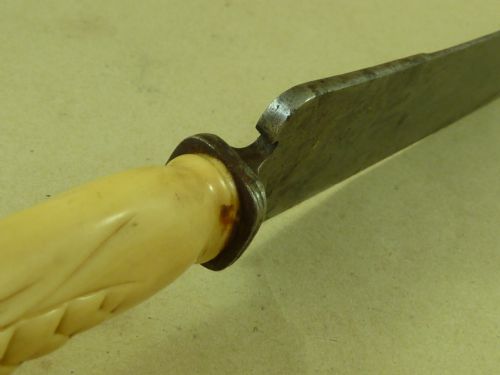IVORY HANDLED BREAD KNIFE MORTON CHEAPSIDE LONDON ANTIQUE - ADDITIONAL PHOTO 3