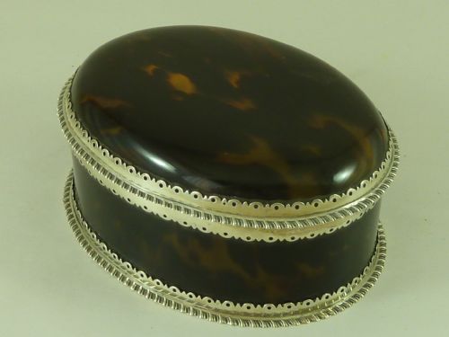 VICTORIAN TORTOISESHELL SILVER JEWELLERY BOX WILLIAM COMYNS 1889 ANTIQUE - ADDITIONAL PHOTO 2