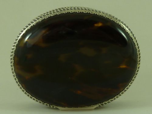 VICTORIAN TORTOISESHELL SILVER JEWELLERY BOX WILLIAM COMYNS 1889 ANTIQUE - ADDITIONAL PHOTO 3