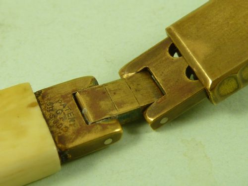 LORGNETTE OPERA GLASSES BINOCULARS IVORY GILT BRASS FRENCH ANTIQUE - ADDITIONAL PHOTO 3
