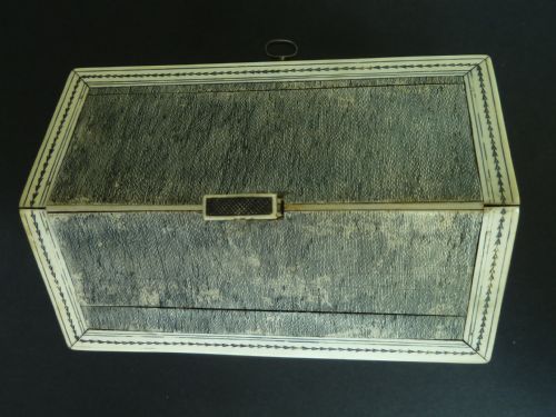VIZAGAPATAM IVORY COLONIAL HOUSE SEWING BOX ANGLO INDIAN ANTIQUE - ADDITIONAL PHOTO 5