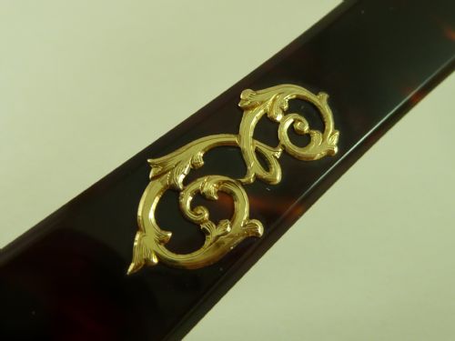 NEGRETTI ZAMBRA LONDON TORTOISESHELL LORGNETTES OVAL FRAME SPECTACLES ANTIQUE - ADDITIONAL PHOTO 2