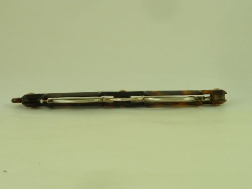 SILVER GILT TORTOISESHELL LORGNETTES OVAL FRAME SPECTACLES ANTIQUE - ADDITIONAL PHOTO 6