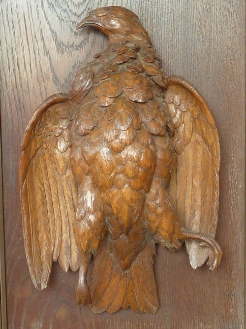 CARVED HANGING GAME BIRD FRAMED PANEL TROPHY VICTORIAN - ADDITIONAL PHOTO 1