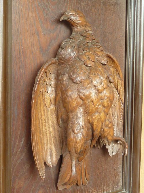 CARVED HANGING GAME BIRD FRAMED PANEL TROPHY VICTORIAN - ADDITIONAL PHOTO 5