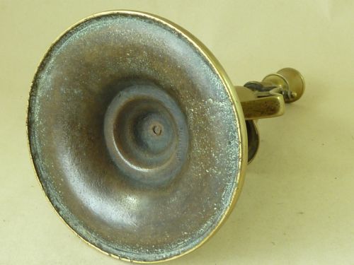 ANTIQUE TAVERN CANDLESTICK BRASS VICTORIAN SERVANT BELL - ADDITIONAL PHOTO 5