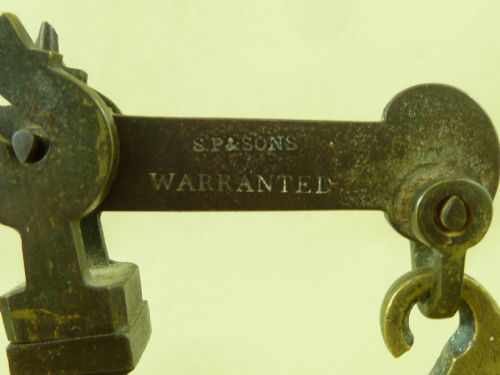STEELYARD POSTAL SCALES LETTER BALANCE BRASS ROCOCO SPSONS - ADDITIONAL PHOTO 2