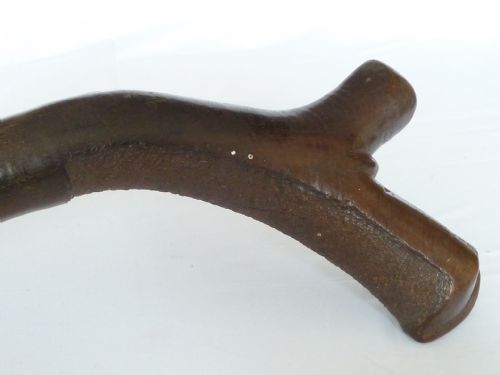 FIJI ISLAND OCEANIC TRIBAL GUN STOCK WAR CLUB GATAWAKA KIAKAVO CARVED HARDWOOD - ADDITIONAL PHOTO 7