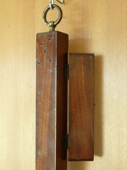 ENGLISH GEORGIAN MARINE STICK BAROMETER GOWLAND LONDON - ADDITIONAL PHOTO 5