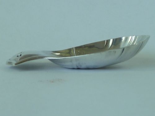 TEA PLANTER CADDY SPOON SHEFFIELD 1921 THOMAS BRADBURY SON - ADDITIONAL PHOTO 3
