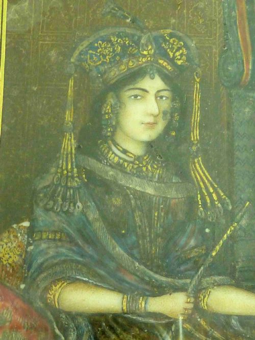 PAIR ANGLO INDIAN PORTRAIT MINIATURE PAINTING ORIGINAL ANTIQUE - ADDITIONAL PHOTO 5