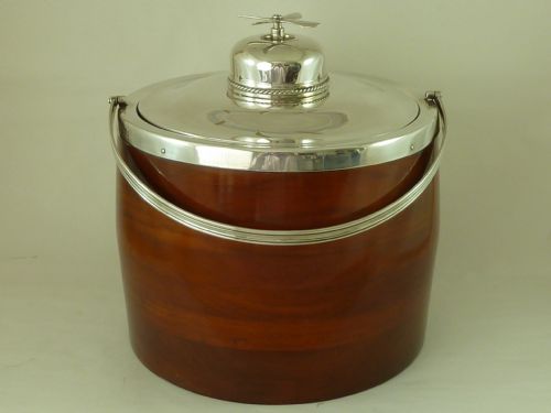 RFC PROPELLOR BOSS SILVER BISCUIT BARREL HALLMARKED 1918 WWI TRENCH ART ANTIQUE - ADDITIONAL PHOTO 5