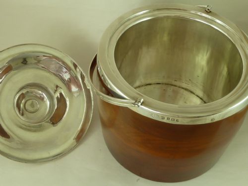 RFC PROPELLOR BOSS SILVER BISCUIT BARREL HALLMARKED 1918 WWI TRENCH ART ANTIQUE - ADDITIONAL PHOTO 8