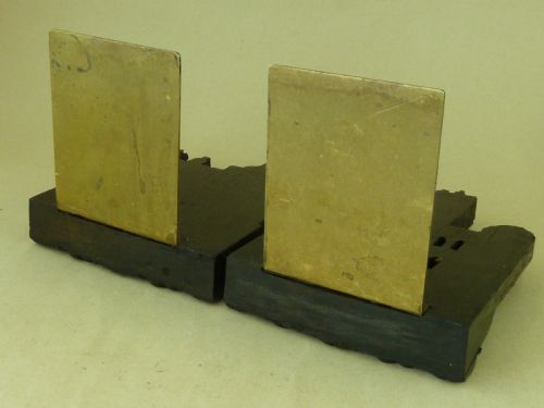 RARE IRISH KILLARNEY CARVED BOG OAK MALAHIDE BLARNEY CASTLE BOOK ENDS DUBLIN IRELAND - ADDITIONAL PHOTO 4
