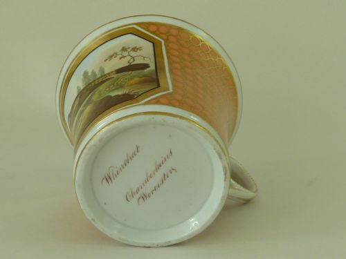 BRITISH BIRDS CHAMBERLAINS WORCESTER PORCELAIN CUP SAUCER HAND PAINTED MARKED ANTIQUE - ADDITIONAL PHOTO 7