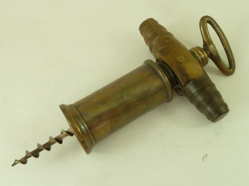 1802 THOMASON III VARIANT PATENT CORKSCREW NE PLUS ULTRA BRONZE ANTIQUE - ADDITIONAL PHOTO 1