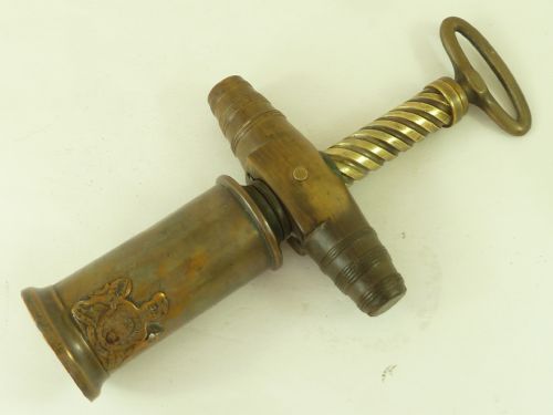 1802 THOMASON III VARIANT PATENT CORKSCREW NE PLUS ULTRA BRONZE ANTIQUE - ADDITIONAL PHOTO 3