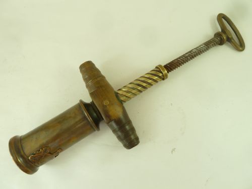 1802 THOMASON III VARIANT PATENT CORKSCREW NE PLUS ULTRA BRONZE ANTIQUE - ADDITIONAL PHOTO 4