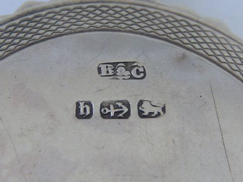 LARGE VICTORIAN LOCKET HALLMARKED SILVER PENDANT PHOTO SOLID STERLING - ADDITIONAL PHOTO 3