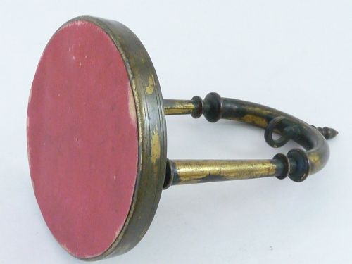 BRASS TOLEWARE ARCH POCKET WATCH STAND HOLDER - ADDITIONAL PHOTO 4