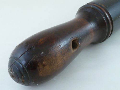 HAND PAINTED WOODEN POLICE TRUNCHEON TIPSTAFF GR IV GEORGE 4 - ADDITIONAL PHOTO 2