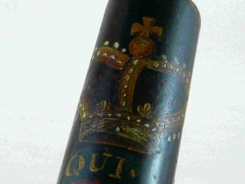 HAND PAINTED WOODEN POLICE TRUNCHEON TIPSTAFF GR IV GEORGE 4 - ADDITIONAL PHOTO 3