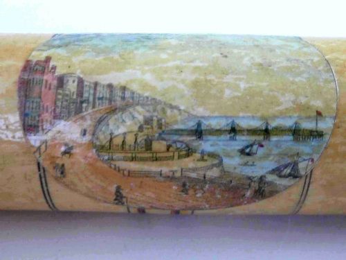 TUNBRIDGE WARE PENNER QUILL PEN DIP INKWELL BRIGHTON SOUVENIR - ADDITIONAL PHOTO 2