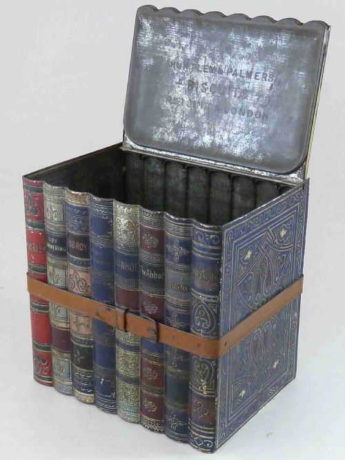 HUNTLEY PALMER BOOKS BISCUIT TIN SIR WALTER SCOTT WAVERLEY - ADDITIONAL PHOTO 4