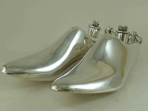 SILVER PLATE SHOE HEATERS WARMERS SMITHS PATENT VERNU - ADDITIONAL PHOTO 1