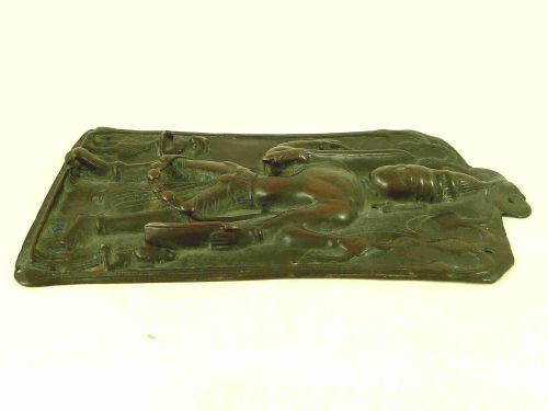 CAST BRONZE INDIAN HINDU SHIVA VIRABHADRA PLAQUE - ADDITIONAL PHOTO 5