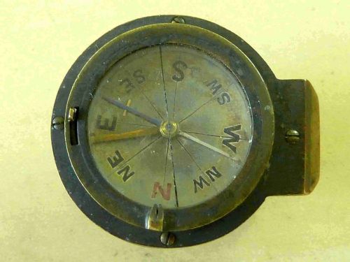PLANE TABLE SURVEYORS COMPASS BARKER SON BS PATENT AW NO 34 ANTIQUE - ADDITIONAL PHOTO 4