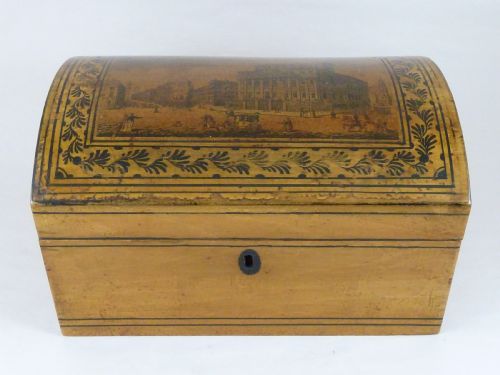 TUNBRIDGE WARE MANSION HOUSE LONDON WHITEWOOD PENWORK SOUVENIR - ADDITIONAL PHOTO 2