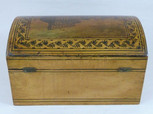TUNBRIDGE WARE MANSION HOUSE LONDON WHITEWOOD PENWORK SOUVENIR - ADDITIONAL PHOTO 4