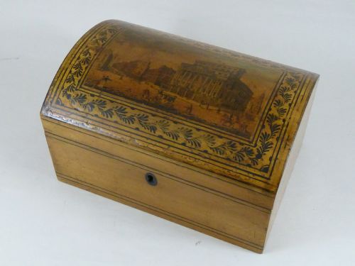 TUNBRIDGE WARE MANSION HOUSE LONDON WHITEWOOD PENWORK SOUVENIR - ADDITIONAL PHOTO 7