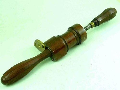 ROSEWOOD BRASS GUN LOADING TOOL 16 BORE CARTRIDGE HUNTING SHOOTING ACCESSORY - ADDITIONAL PHOTO 2