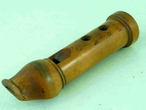 BOXWOOD BIRD CALL SONG WHISTLE SMALL RECORDER FLUTE IMPROVED CROWN MARK - ADDITIONAL PHOTO 2