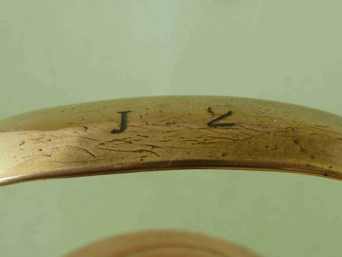 112 PINT SMALL ENGLISH GEORGIAN COPPER KETTLE C SCROLL ONE PIECE HANDLE - ADDITIONAL PHOTO 4